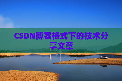 CSDN博客格式下的技术分享文章